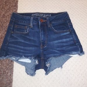 American Eagle super stretch denim shorts